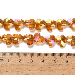 Electroplate Glass Beads Strands&nbsp;EGLA-P066-03A-FR02