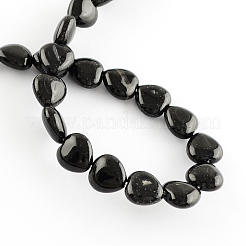 Dyed Natural Dyed & Heated Black Onyx Beads Strands&nbsp;G-R190-10