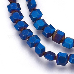 Electroplated Non-magnetic Synthetic Hematite Beads Strands&nbsp;G-P392-I