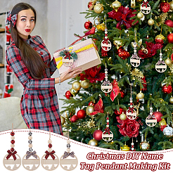 Christmas DIY Name Tag Pendant Making Kit&nbsp;DIY-GA0006-86