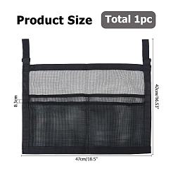 Polyester Mesh Hanging Zipper Bags&nbsp;ABAG-WH0072-041