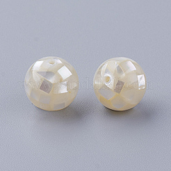 Natural White Shell Beads&nbsp;X-SSHEL-Q298-10mm-08