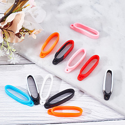 18Pcs 9 Colors Silicone Pendant&nbsp;SIL-GF0001-21