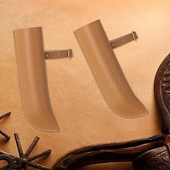 2 Bags PU Leather Horse Stirrup Flag Holder&nbsp;AJEW-CL0003-44