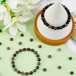 60Pcs Natural Indian Agate Beads&nbsp;G-SC0003-61