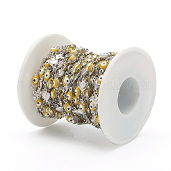 304 Stainless Steel Enamel  Link Chains&nbsp;STAS-H145-10C-P