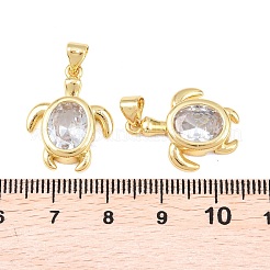 Brass Glass Pendants&nbsp;KK-C162-073G