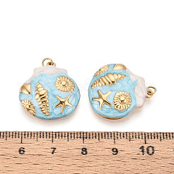 304 Stainless Steel Enamel Pendants&nbsp;STAS-T069-51