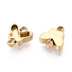 304 Stainless Steel Connector Cabochon Settings&nbsp;STAS-N115-28G