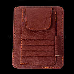 PU Imitation Leather Car Auto Sun Visor Glasses Sunglasses Card Ticket Holder Clip Universal&nbsp;AUTO-PW0001-72A