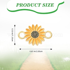 50Pcs Alloy Enamel Connector Charms&nbsp;ENAM-SZ0004-23