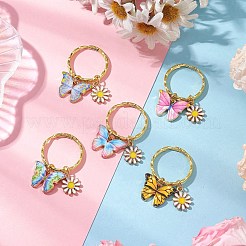 Alloy Enamel Butterfly Keychain&nbsp;KEYC-JKC01181