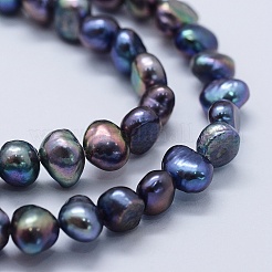 Natural Cultured Freshwater Pearl Beads Strands&nbsp;PEAR-K004-13A-01