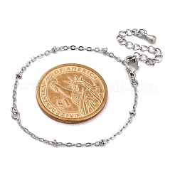 Brass Cable Chain Bracelets for Women&nbsp;BJEW-G735-20P