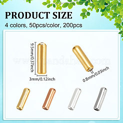 200Pcs 4 Colors Brass Stick Pin End Cap&nbsp;FIND-NB0005-39