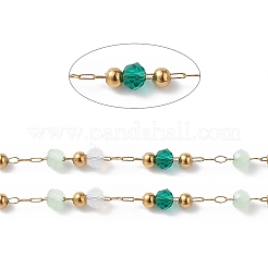 Handmade Glass Beaded Chains&nbsp;CHS-P016-45G-04