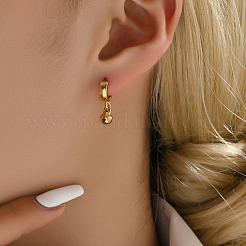Elegant and Versatile 201 Stainless Steel Hoop Earrings&nbsp;WR7294