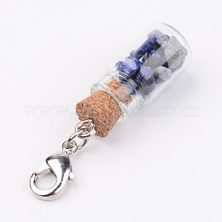 Glass Bottle Pendants&nbsp;X-HJEW-JM00219