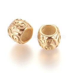 304 Stainless Steel European Beads&nbsp;X-STAS-P237-35G
