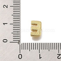 Rack Plating Brass Micro Pave Clear Cubic Zirconia Beads&nbsp;X-KK-G500-30G-E