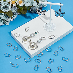 304 Stainless Steel Leverback Earring Findings&nbsp;STAS-SP0001-03B