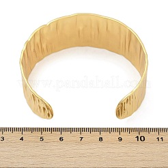 304 Stainless Steel Cuff Bangles for Women&nbsp;BJEW-Z097-11G
