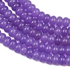 Natural Deyd White Jade Beads Strands&nbsp;GG-CBAD029-B04-5x8mm