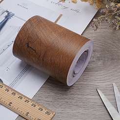 1 Roll PVC Imitation Wood Grain Adhesive Tape&nbsp;DIY-GF0008-40B