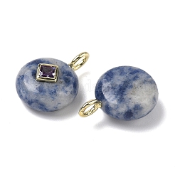 Natural Blue Spot Jasper Pendants&nbsp;G-I391-01G-06