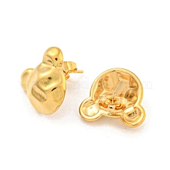 Bear 304 Stainless Steel Ear Studs&nbsp;EJEW-L290-018G