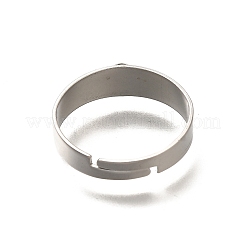 316 Surgical Stainless Steel Adjustable Ring Components&nbsp;STAS-F311-19P