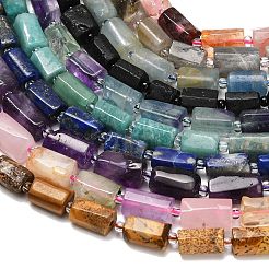 Natural Mixed Gemstone Beads Strands&nbsp;G-F836-B02-01