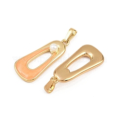 304 Stainless Steel Enamel Pendants&nbsp;STAS-P438-06G