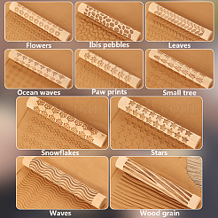 Wood Embossing Rod&nbsp;DIY-WH0504-892