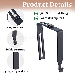 Iron Wall Mounted Hook Hangers&nbsp;AJEW-WH0481-480-1