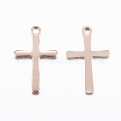 Ion Plating(IP) 304 Stainless Steel Charms&nbsp;STAS-H423-10RG