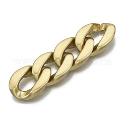 Opaque Spray Painted Acrylic Linking Rings&nbsp;OACR-S021-19A-B01