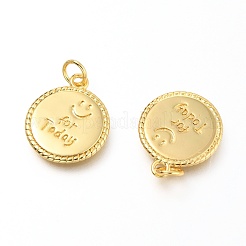 Brass Pendants&nbsp;KK-J275-12G