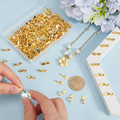 200Pcs Alloy Glue-on Flat Pad Bails&nbsp;FIND-SP0001-83G