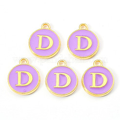 Golden Plated Alloy Enamel Charms&nbsp;X-ENAM-S118-10D