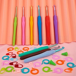 DIY Knitting Kits Storage Bag for Beginners Include Crochet Hooks&nbsp;PW-WG28870-01