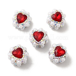 Polymer Clay Rhinestone Beads&nbsp;RGLA-D050-04