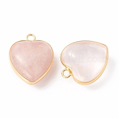 Natural Rose Quartz Pendants&nbsp;G-C005-01G-15