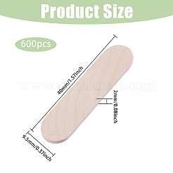 600Pcs Wood Craft Sticks&nbsp;DIY-CA0007-90