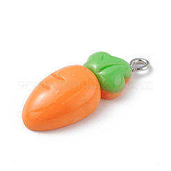 Opaque Resin Pendants&nbsp;X-RESI-D064-02P-13