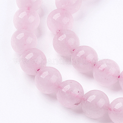 Natural White Jade Bead Strands&nbsp;X-G-R165-8mm-22