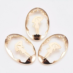 Brass Pendants&nbsp;KK-K230-02G-NF