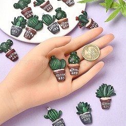 14Pcs 7 Styles Opaque Resin Decoden Cabochons&nbsp;RESI-YW0001-87