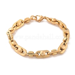 304 Stainless Steel Oval Link Chain Bracelets for Women Men&nbsp;BJEW-F488-29G