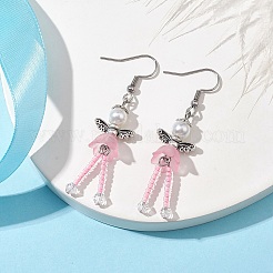 304 Stainless Steel Fairy Dangle Earrings&nbsp;EJEW-MZ00129-02